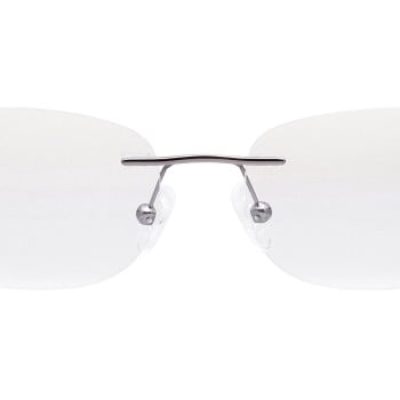 Rimless Rectangle 1 Eyeglasses