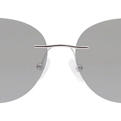 Rimless Round 2 Sunglasses