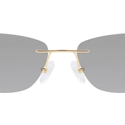 Rimless Cateye Sunglasses