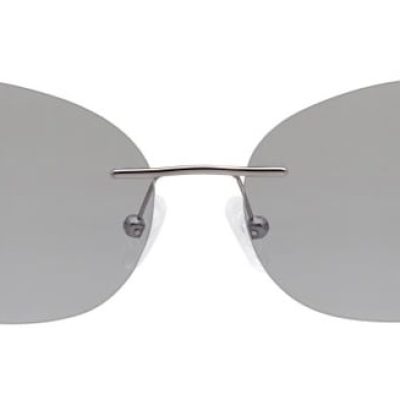 Rimless Bowtie Sunglasses