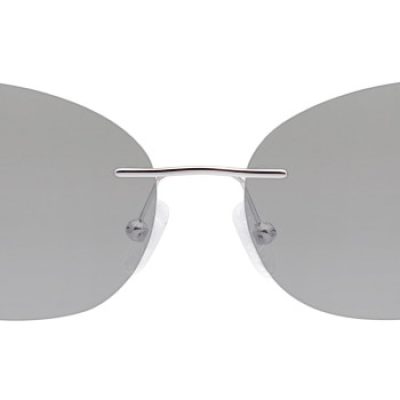 Rimless Bowtie Sunglasses